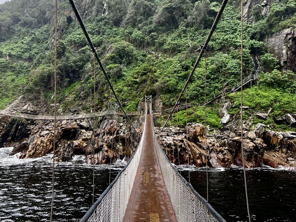 Tsitsikamma hangbruggen Zuid Afrika groepsrondreis 3